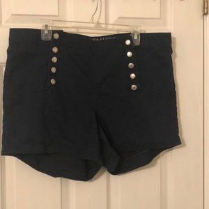 Dark High Waisted Shorts